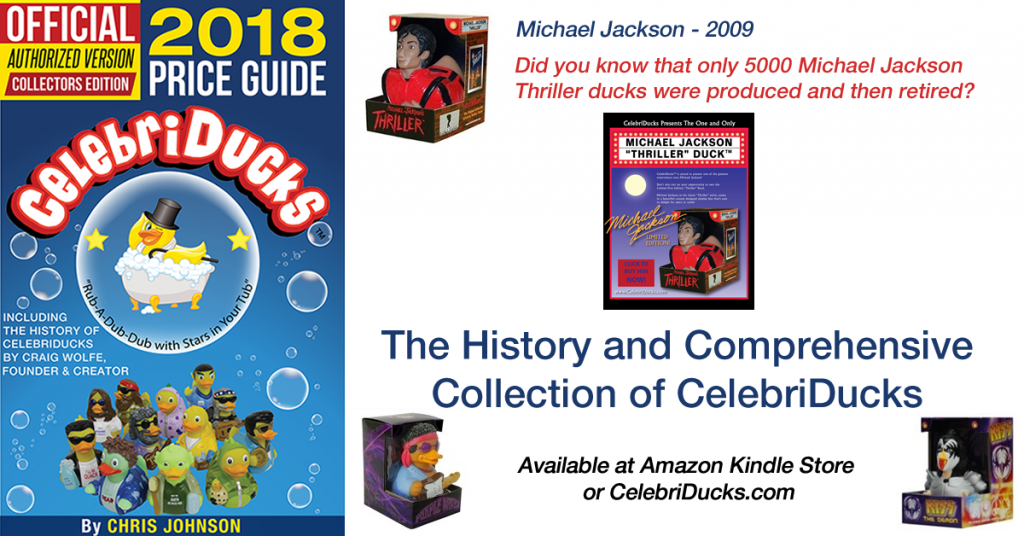 Rubber Duck Celebriducks characters Michael Jackson