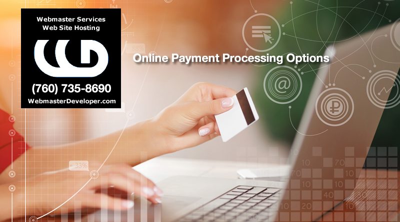 Online payments web site options
